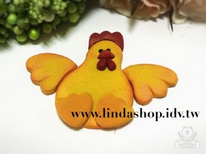 CHE004 鄉村雞四號~可訂製成磁鐵/夾子/吊飾/髮夾